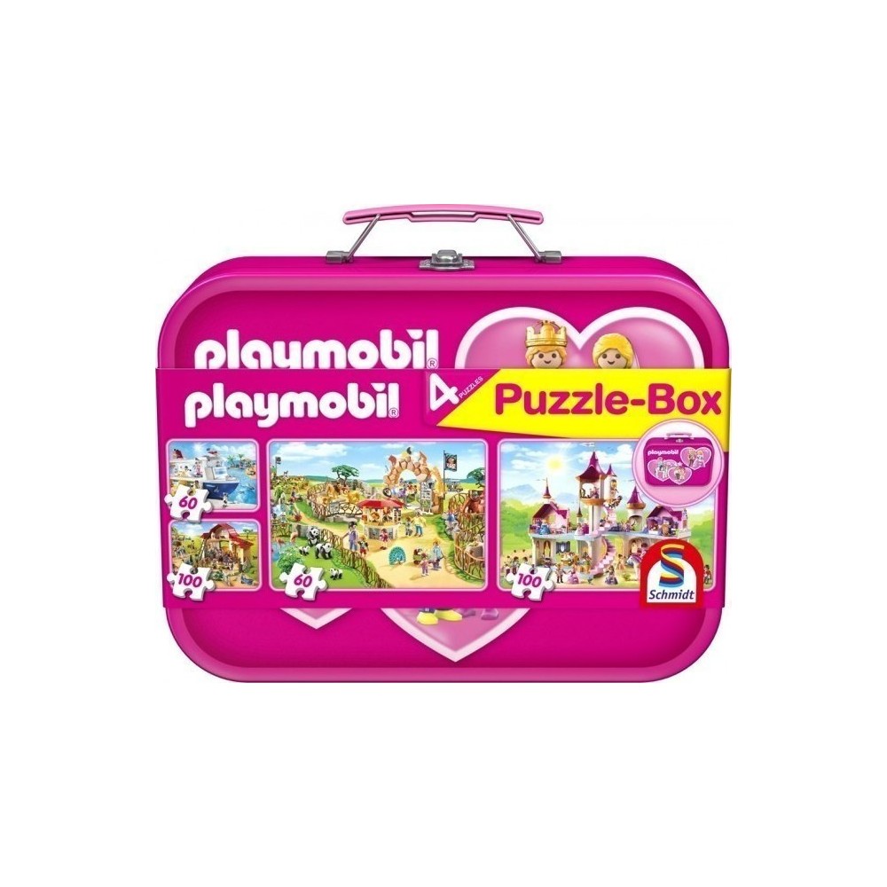 Puzzle Playmobil Chez Le Vétérinaire 100 Pièces Schmidt 56091 56091