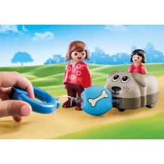 Playmobil Train with dog-wagon