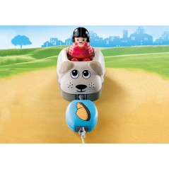 Playmobil Train with dog-wagon