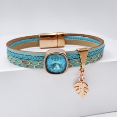 Swarovski Sparkle Leather Bracelet