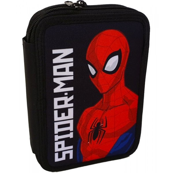 Double Full Pencil Case Spiderman