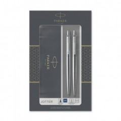 Pen and Mechanical Pencil Set Jotter CR DUO ST.STEEL CT [ΒΡ-ΜΡ]