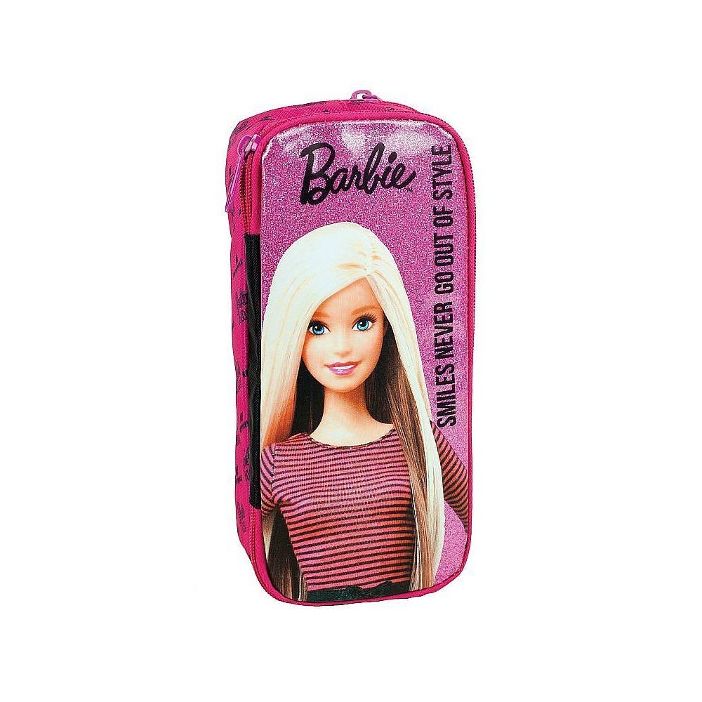 Pencil Case Oval Barbie Denim Fashion