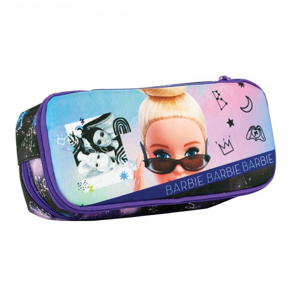 Pencil Case Oval Barbie Among The Stars
