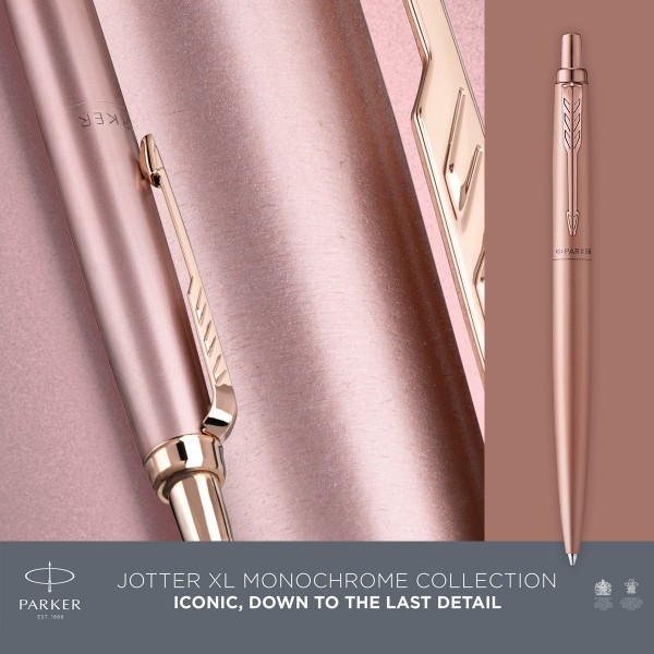 Στιλό Parker Jotter XL MONOCHROME PINK GOLD PGT BPen