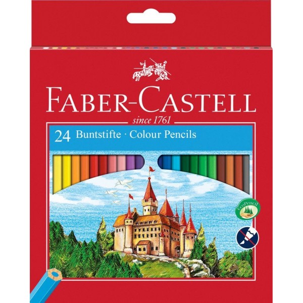Ξυλομπογιές Faber-Castell σετ των 24 τμχ.