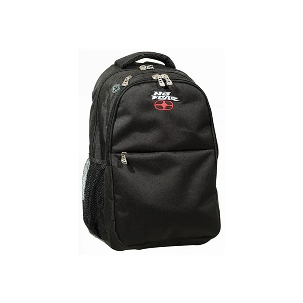 No Fear Back me Up Black Backpack