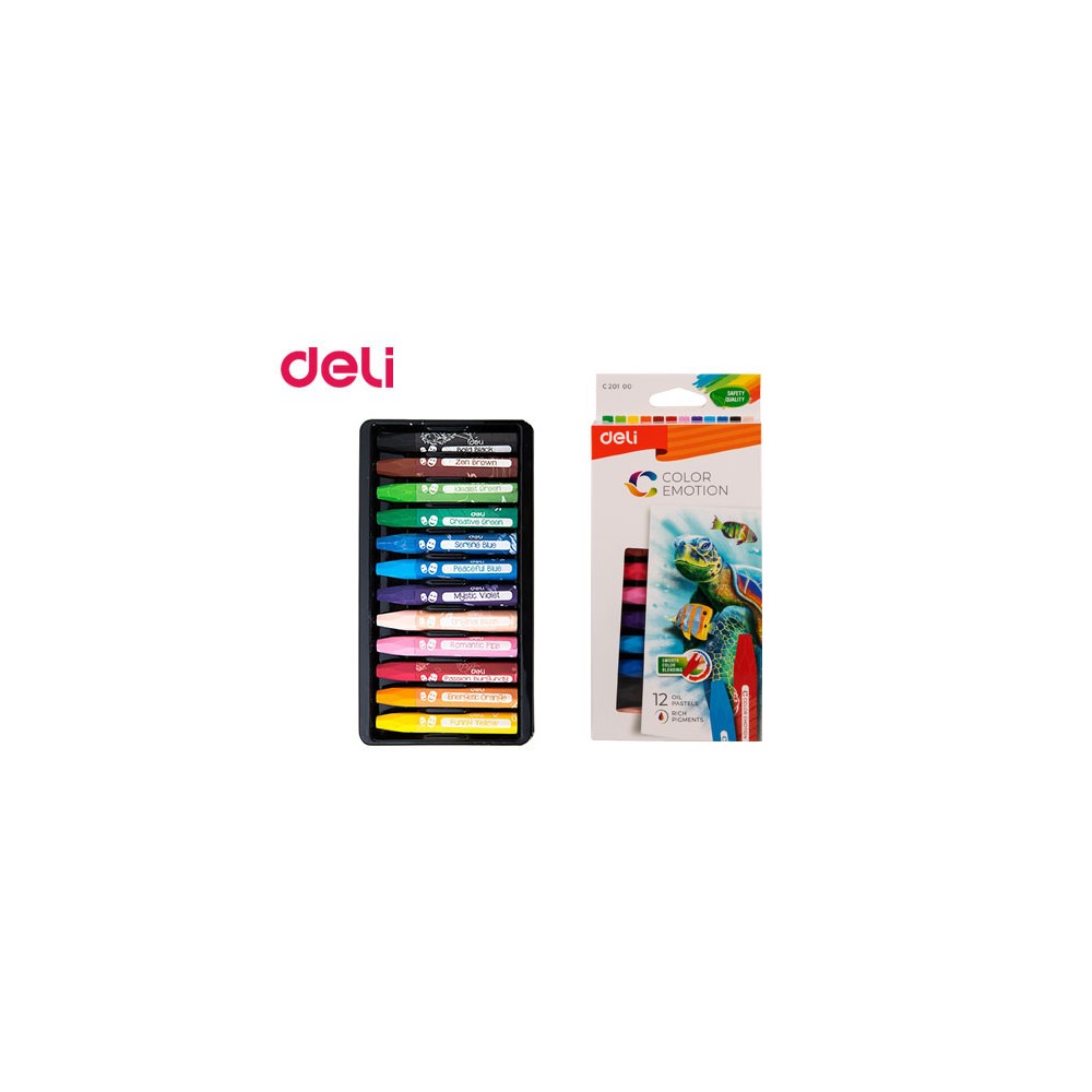 Oil pastel Deli 12 Colors