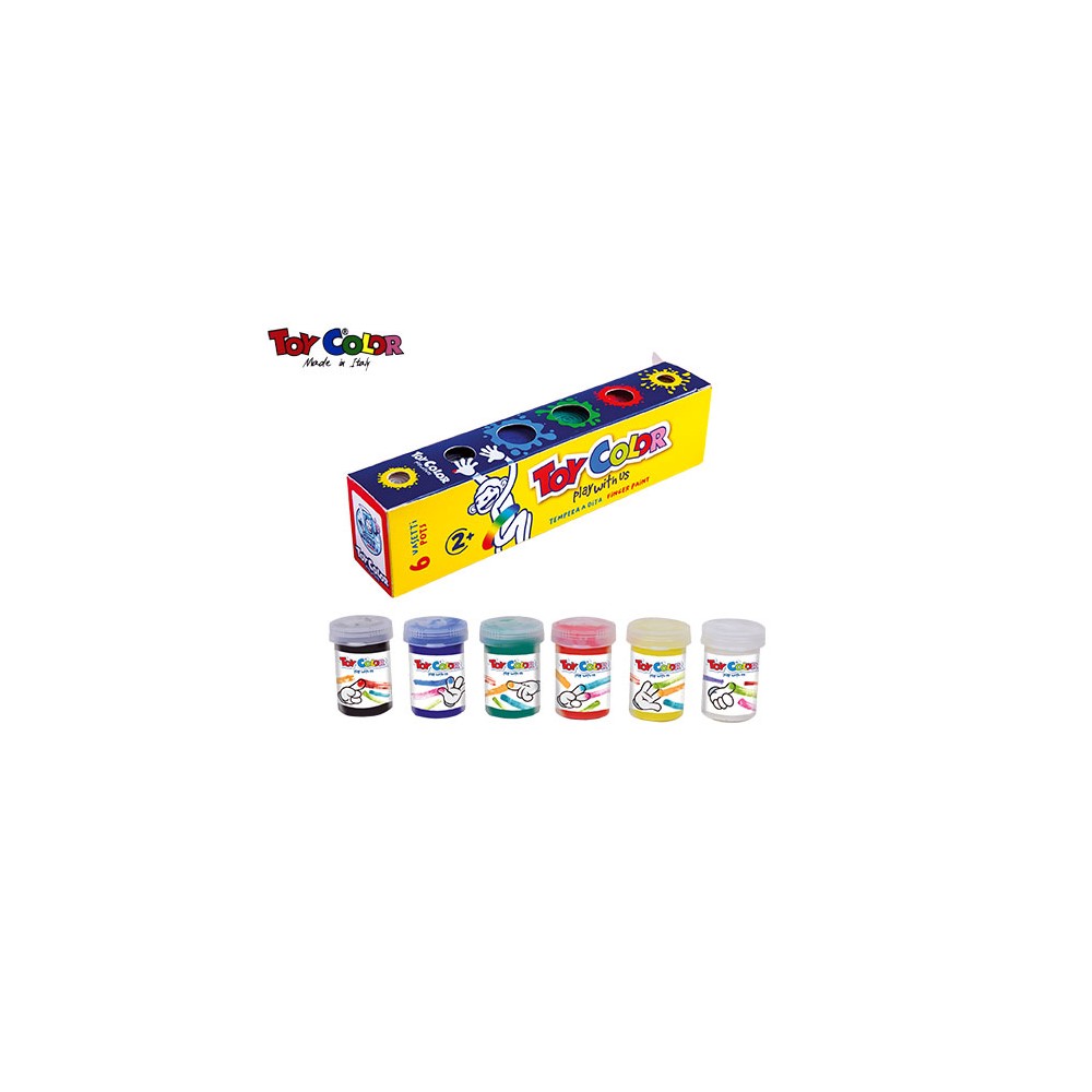 Finger Paints Toy Color 6 Colors 25ml