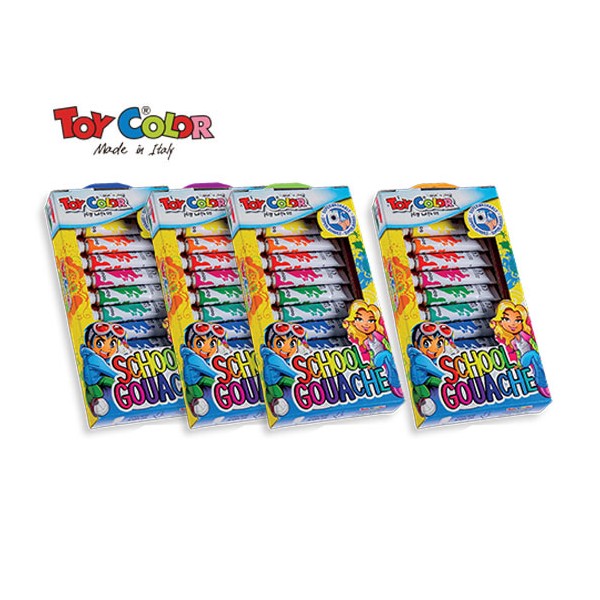 Tempera Toy Color Set 12 Colors 7.5 ml Ellipse