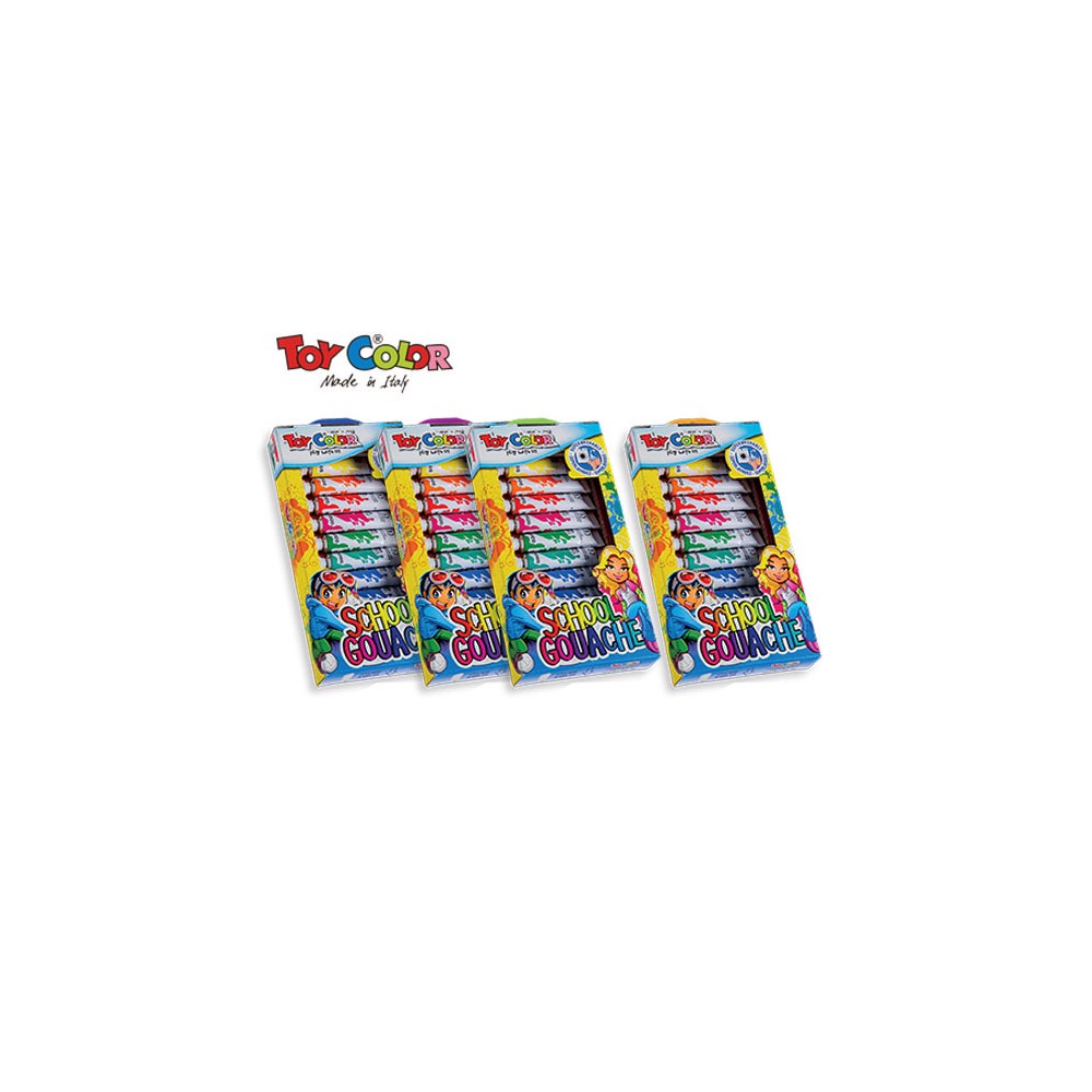 Tempera Toy Color Set 12 Colors 7.5 ml Ellipse