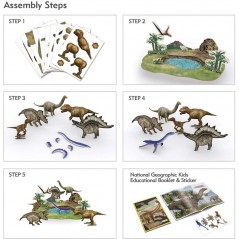 Puzzle 3D National Geographic Dino Park