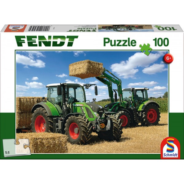 Puzzle 100 pcs. Fendt tractor