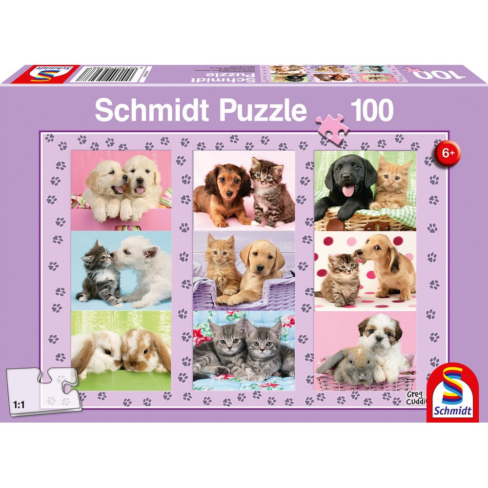 Puzzle 100 pcs. Our friends the animals