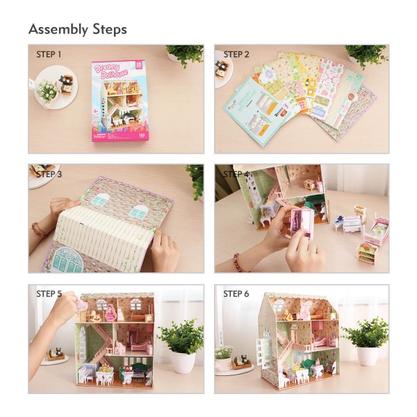 Puzzle 3D Dreamy Dollhouse