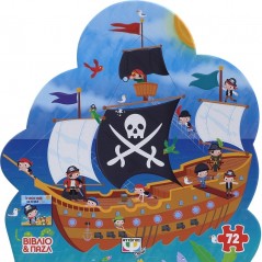 Pirate Ship Book and Puzzle (72 pcs.)