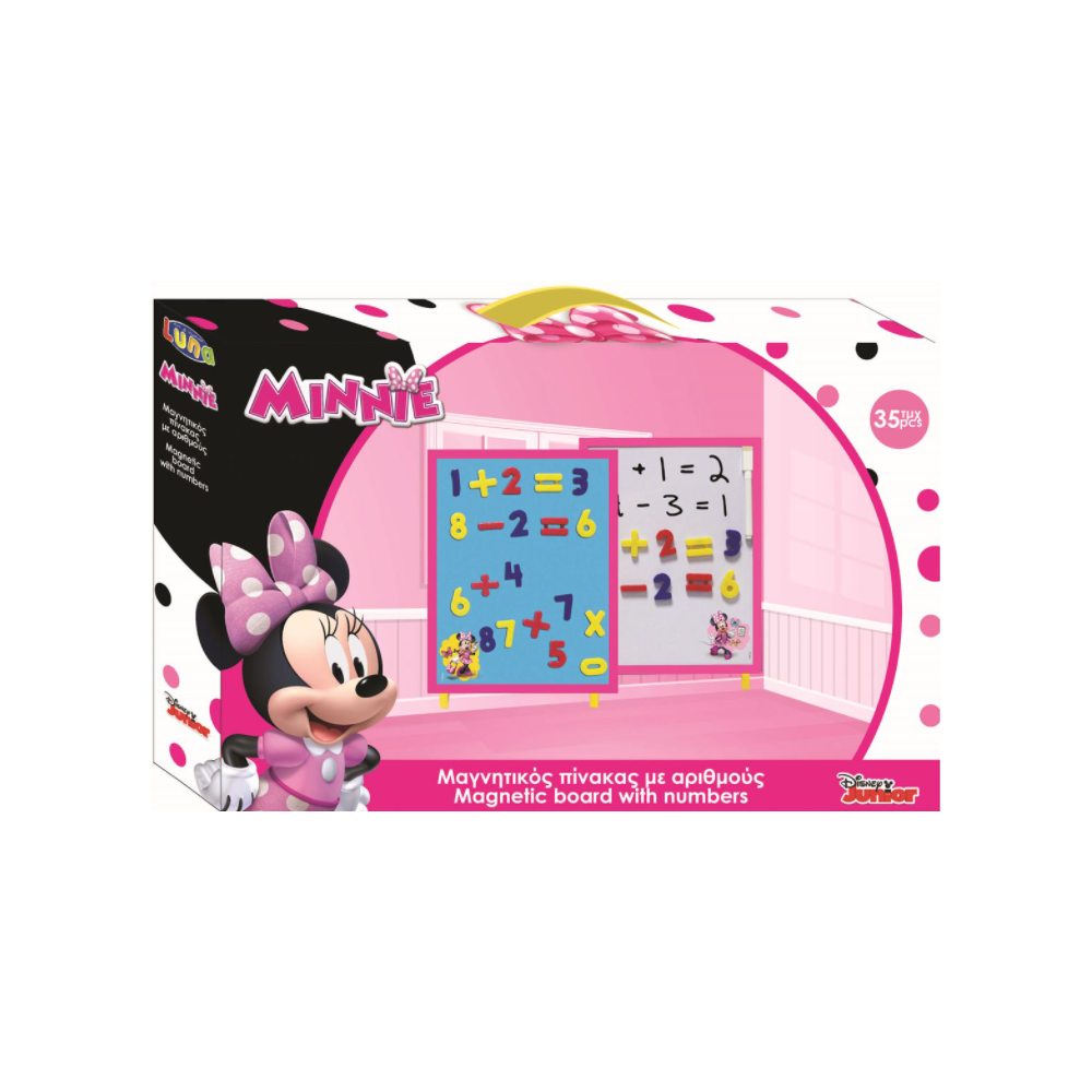 Magnetic Board Minnie Numbers 35 Pcs.