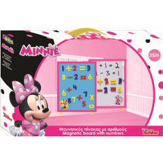 Μαγνητικός Πίνακας Minnie Αριθμοί 35 Τμχ.