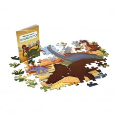 Learning and Exploring: The Dinosaurs Book & Oval Puzzle