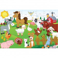 Floor Puzzle 48 pcs. Farm animals