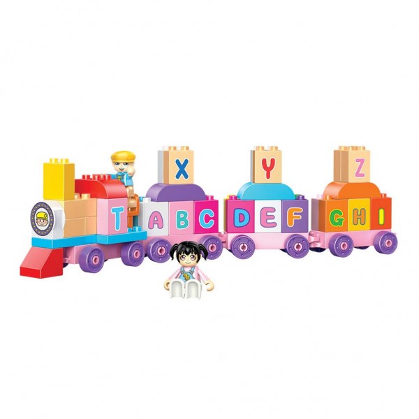 Bricks Train Letters 62 pcs.