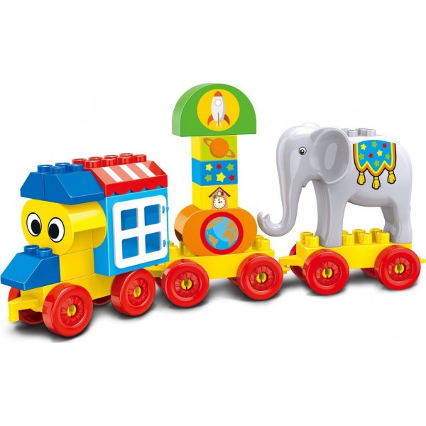 Blocks Elephant Train