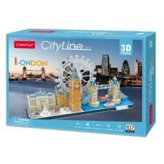 Puzzle 3D City Line London 107 pcs.