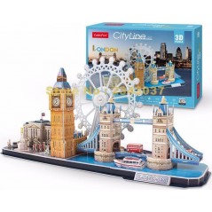 Puzzle 3D City Line London 107 pcs.