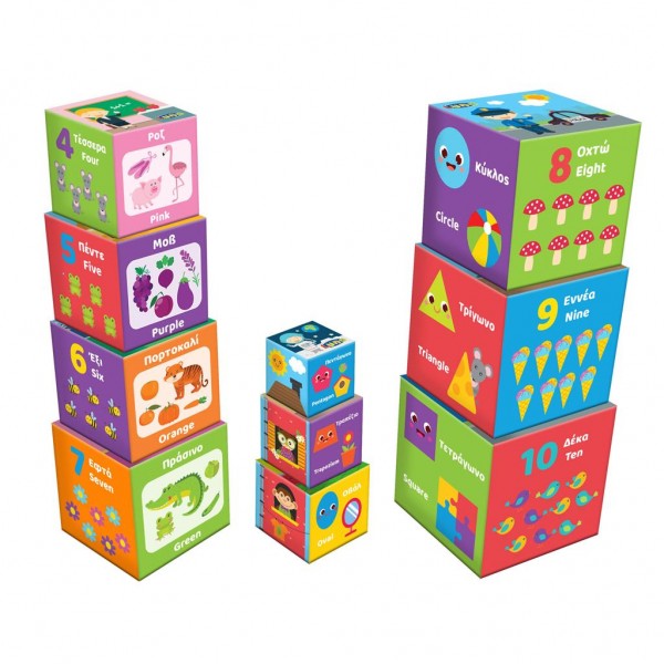 Educational cubes: Tower