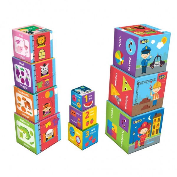 Educational cubes: Tower