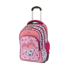 Trolley School Bag Polo Turbo Heart Love