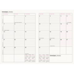 Monthly Plan 21x29 with Cover 2022