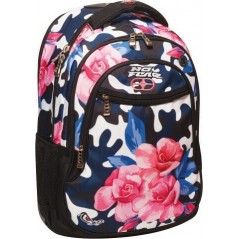 No Fear Back me Up Army Flower Backpack