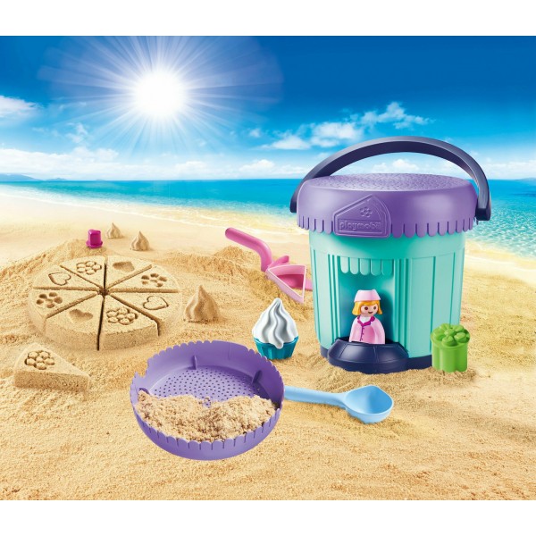 Playmobil pastry beach bucket