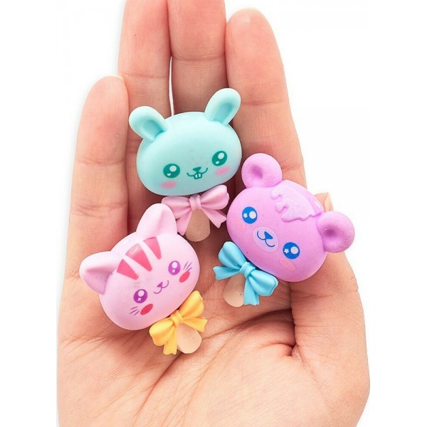 Animals Scented Erasers Ice Cream 3 pcs. Ooly