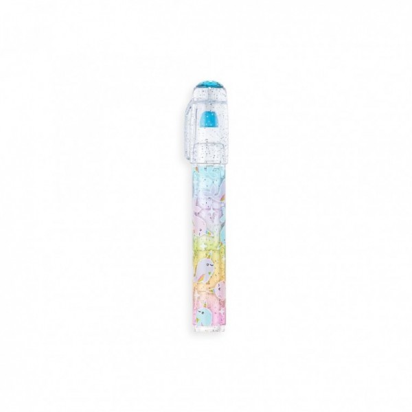 Aromatic Eraser Pen Rainbow Glitter Gem 1pc. - 4 Designs Ooly