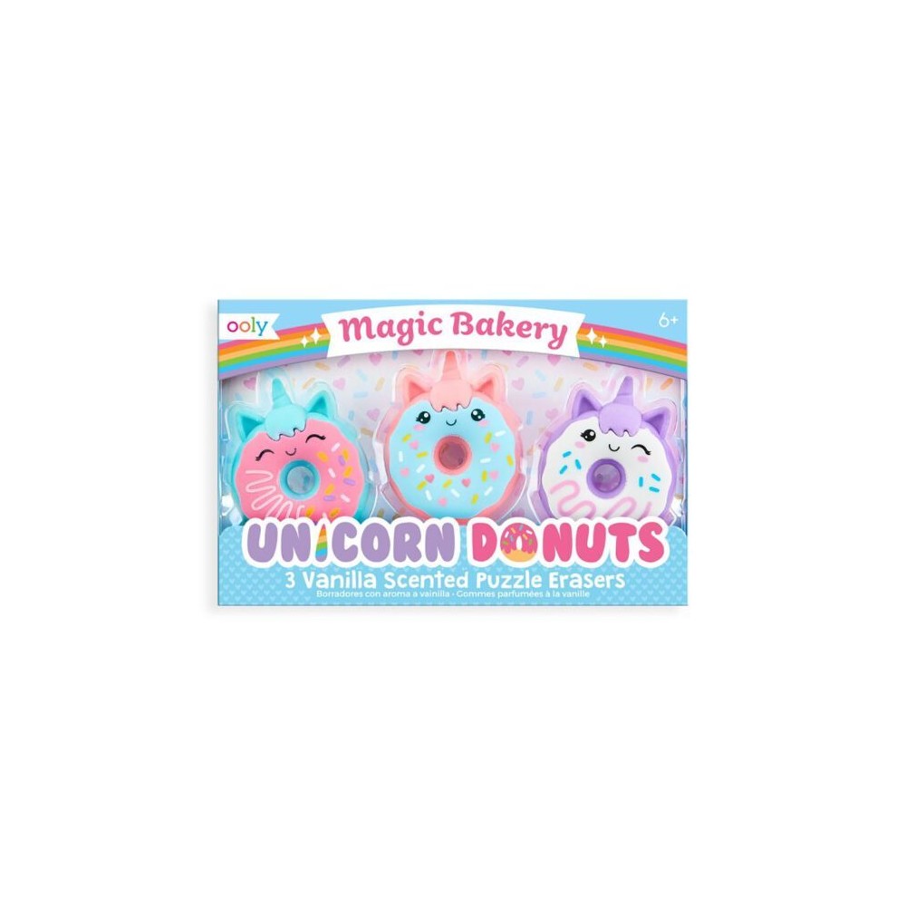 Αρωματικές γόμες Magic Bakery Unicorn Donuts 3 τεμ. Ooly