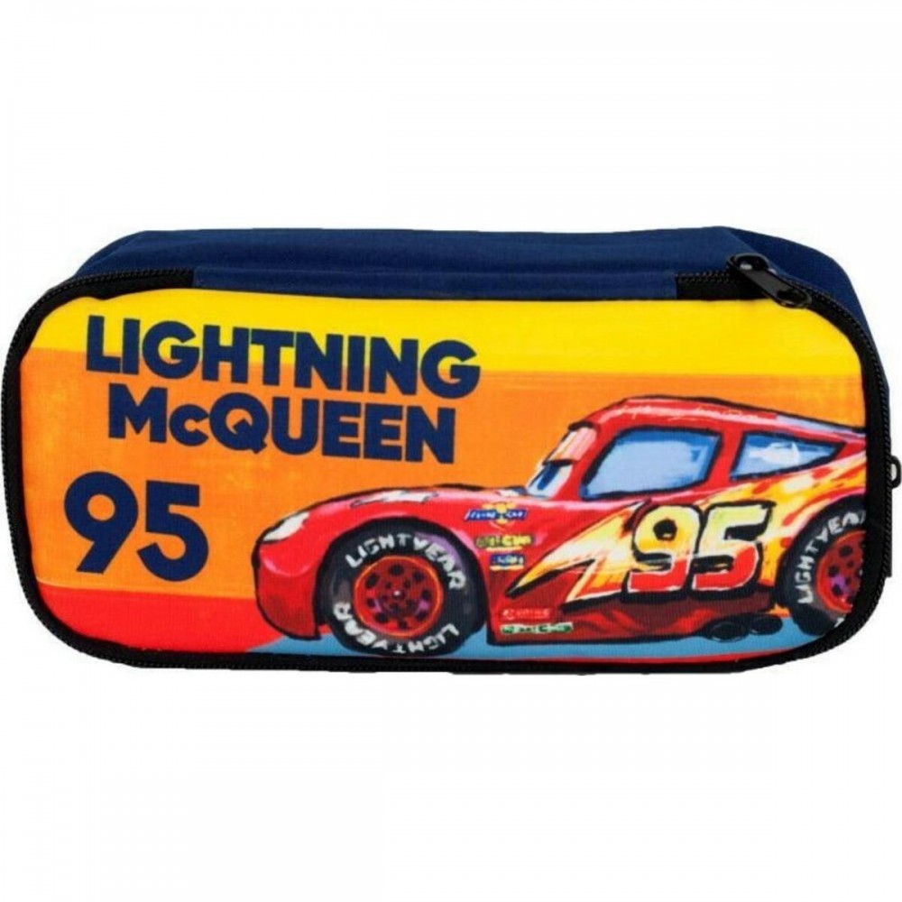 Pencil Case Oval GIM Cars Race