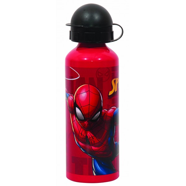 Canteen Bottle Aluminum Spiderman Gim Red (520 ml)