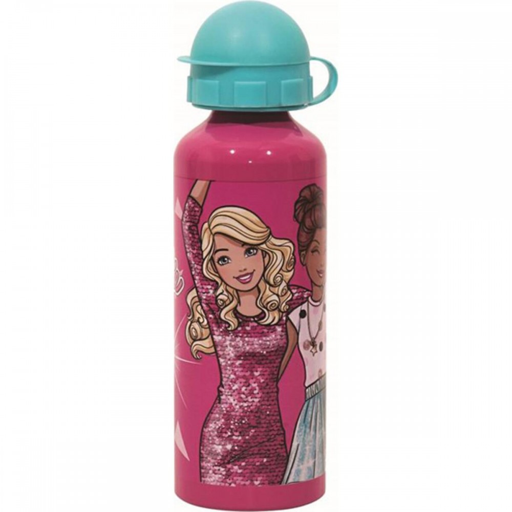 Παγουρίνο Αλουμινίου Barbie Shine Gim (520 ml)