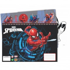 Drawing pad A4 40 Sheets with Spiderman GIM stickers