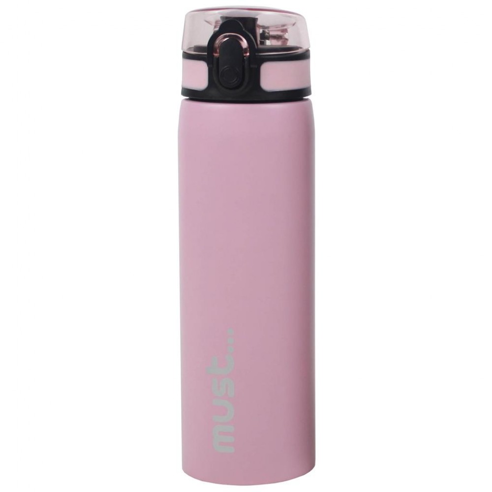 Water Canteen Stainless Steel Pink 600ml Must 7x23cm.