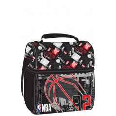 Back Me Up NBA Red Black Ball Isothermal Lunch Bag