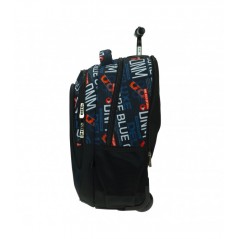 No Fear Back me Up Blue Core Trolley Bag