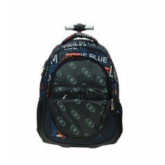 No Fear Back me Up Blue Core Trolley Bag