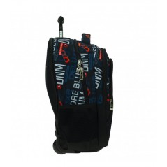 No Fear Back me Up Blue Core Trolley Bag