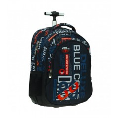 No Fear Back me Up Blue Core Trolley Bag