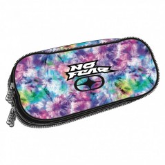 Pencil Case Oval No Fear Tie Dye Colourful