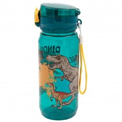 Dinosaur Plastic Water Canteen 600ml Must 7x20.5 cm