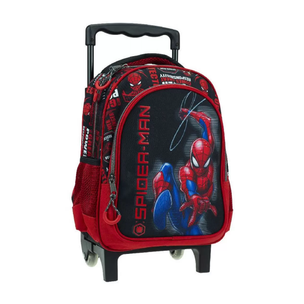Kindergarten Trolley Bag Spiderman Logo GIM